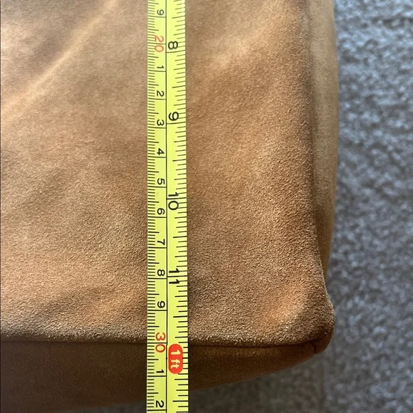 Sundance Camel/Saddle Suede Shoulder Slouch Bag, Western Boho Bag, NWT